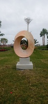 Family Art Sculpture Natural Solid Stone Handmade in Vietnam H 100cms - £2,235.40 GBP