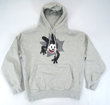Disney Hoodie Adult XS Gray Disney100 Oswald The Lucky Rabbit Parks Graphic - £24.98 GBP