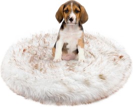 Luxury Faux Fur Orthopedic Dog Bed, Memory Foam Dog Bed? For? Small, Medium, Lar - £55.52 GBP