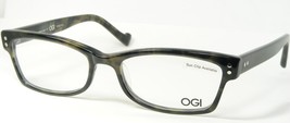 Ogi Evolution 3064 409 Dark Olive Green Demi Eyeglasses Glasses 52-17-140 Japan - £73.94 GBP