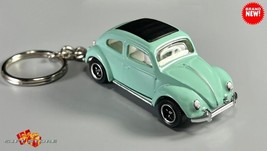 RARE KEY CHAIN GREEN VOLKSWAGEN VW BEETLE WITH RAGTOP CUSTOM Ltd GREAT G... - $44.98