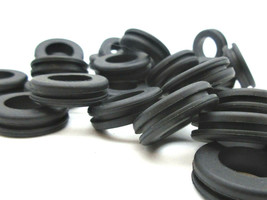 19mm x 14mm ID w 1.6mm Groove Rubber Bushing Wire Grommet Tubing   10 Pack - £11.29 GBP