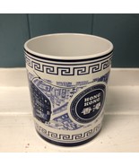 Vintage HONG KONG Blue Transportation Graphics Mug Made In China - $25.71 CAD