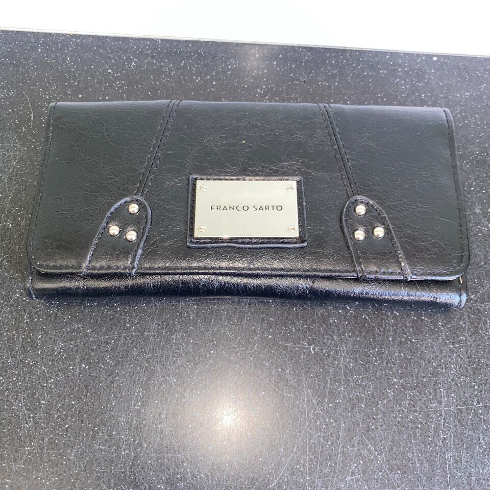 Franco Sarto Wallet Black FS840 Womens Clutch - $4.01