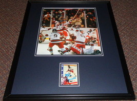 Mike Ramsey Signed Framed 16x20 Photo Display 1980 USA Miracle on Ice Ol... - £97.46 GBP