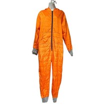 mad engine marvel neon orange quilted jumpsuit  Costume Suit Size S - £23.25 GBP