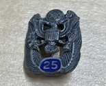 Sterling Silver USAF United States Air Force 25 Year Award Pin Military KG - $14.85