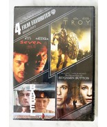 Brad Pitt 4 Film Favorites-Seven - Troy - Babel - Benjamin Button DVD NE... - £7.53 GBP