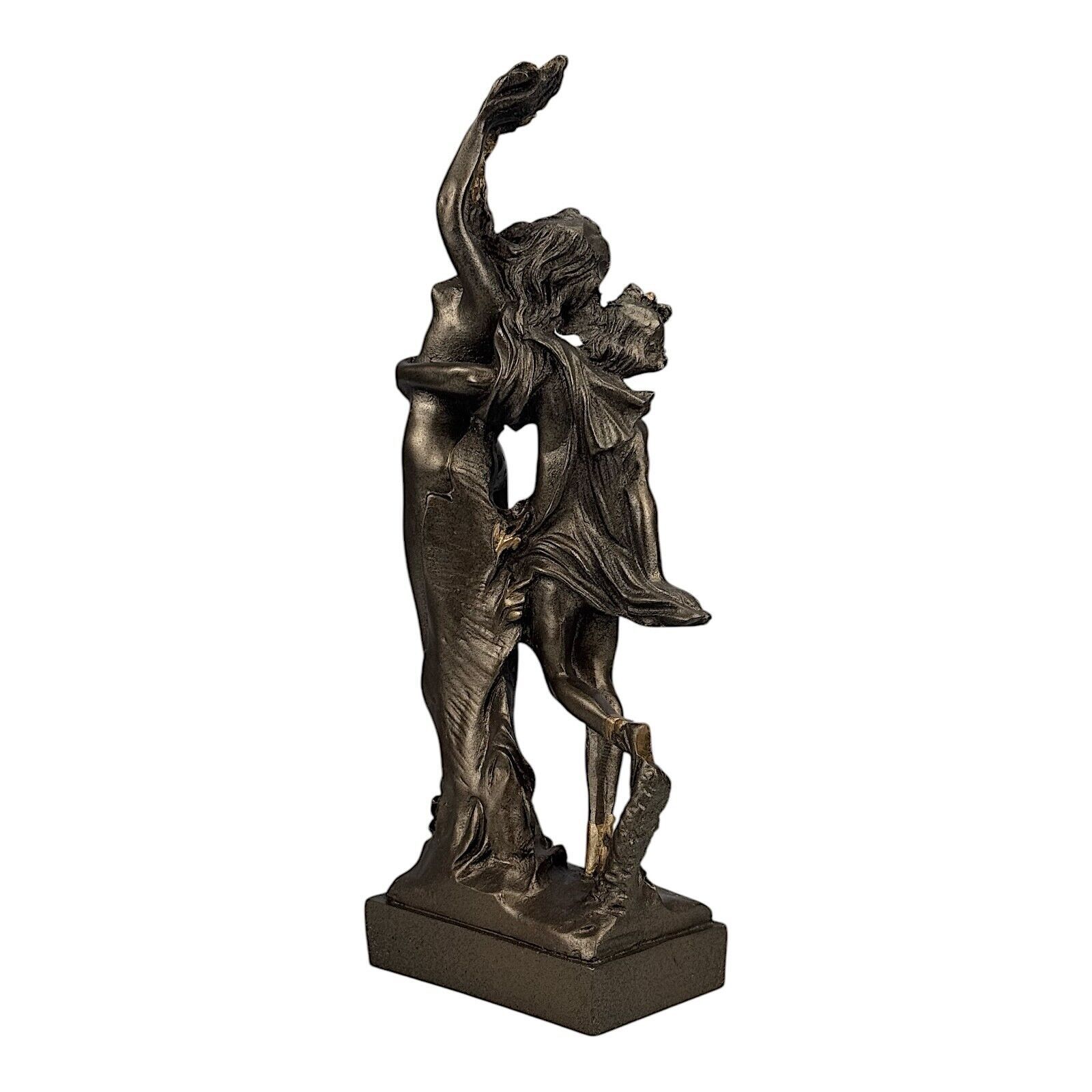 Apollo & Daphne Bernini Greek Roman Nude God Cast Alabaster Statue Bronze Effect Item image 6