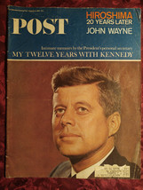 Saturday Evening Post Magazine August 14 1965 Hiroshima Jfk John Wayne - £5.50 GBP