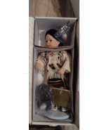 Georgetown Collection Buffalo Boy Native American Doll Porcelain - £27.51 GBP
