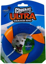 Chuckit Ultra Squeaker Ring Dog Toy 1 count Chuckit Ultra Squeaker Ring Dog Toy - £15.92 GBP
