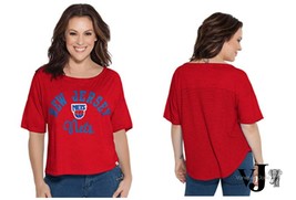 NBA New Jersey Nets Adult Women Touch Base Reversible Tee, Size XL - $6.93