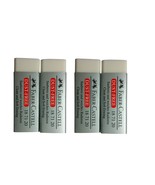 [Pack of 4] Faber-Castell LARGE Eraser Dust Free Clean and Soft Erasing ... - $11.99