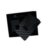 TRAVELINGO Metal Wallet For Men Minimalist Credit Card Holder Black - £12.43 GBP
