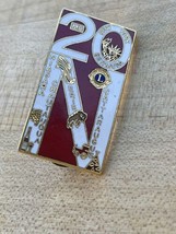 Lions Club Lapel Pin 20 MD Cattaraugus Erie Chautauqua Niagara New York ... - $348.56 MXN