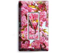 Pink Cherry Blossom Sakura Flowers painting single GFI light switch wall... - $354.77 MXN