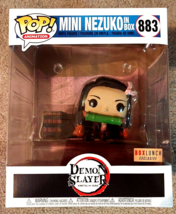 mini nezuko in box funko pop 883 boxlunch exclusive demon slayer anime m... - £28.55 GBP