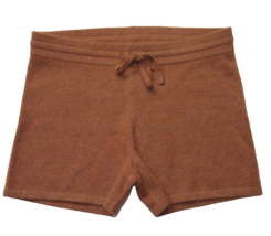 NWT Naadam Cashmere Shorts in Rust Brown Pull-on Knit Short XS - $61.38