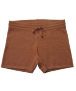 NWT Naadam Cashmere Shorts in Rust Brown Pull-on Knit Short XS - £48.28 GBP