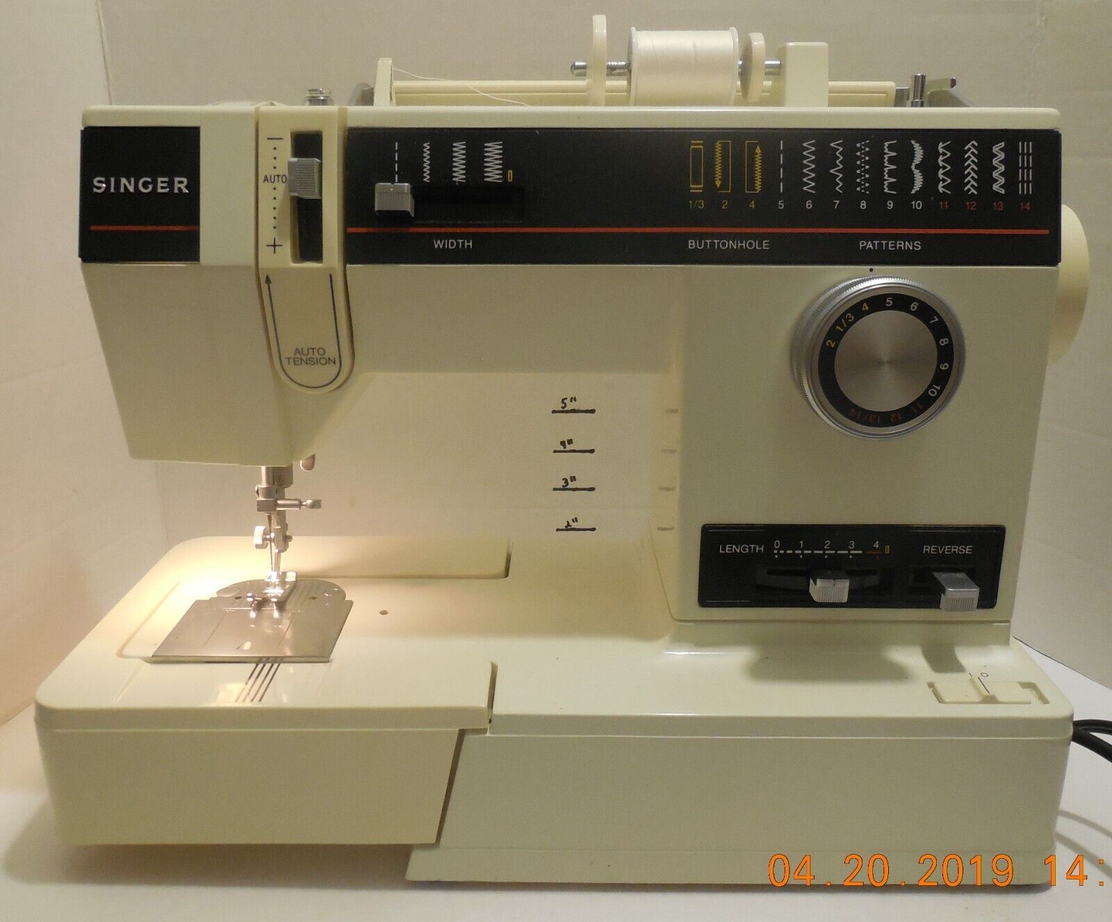 Singer Sewing Machine Model 6233 with Foot pedal - $96.55