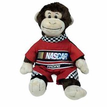 build a bear 18” monkey wearing NASCAR racing outfit plush stuffed animal - $32.82