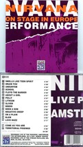 Nirvana - On Stage in Europe Performance ( Live at the Paradiso. Amsterdam. The  - £17.95 GBP