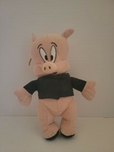 1993 ace novelty looney tunes porky pig plush 8 1/2&quot; tall - £6.30 GBP