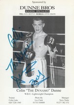 Colin Dunne Liverpool Boxer Hand Signed Boxing Publicity Photo - £19.66 GBP