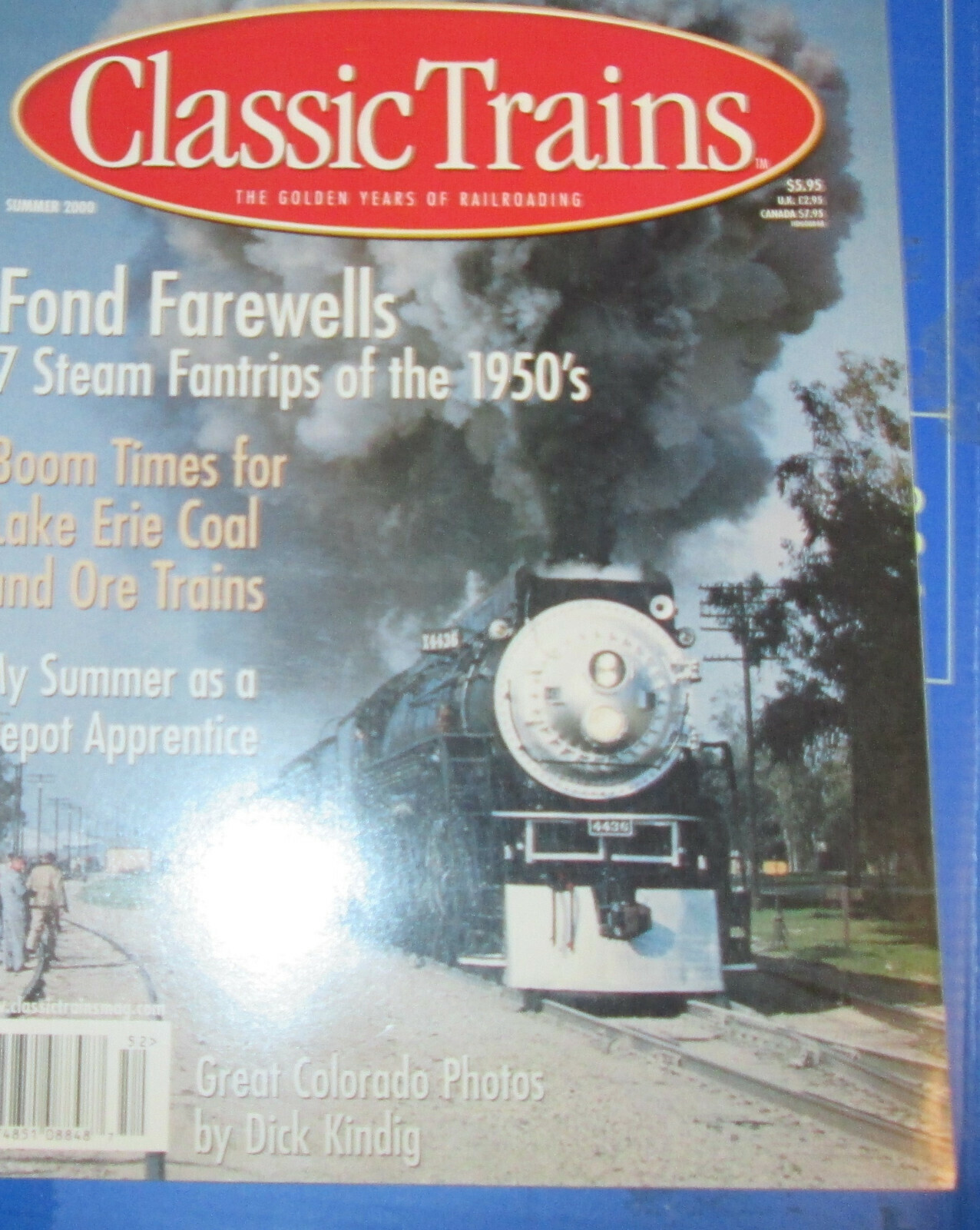 CLASSIC TRAINS MAGAZINE SUMMER 2000 - $7.99
