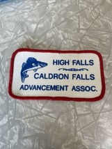 Vintage Fishing Patch. High Falls Caldron Advancement Association. Reser... - $38.62
