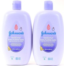 2 Johnsons No More Tears 28 Oz Bedtime Baby Bubble Bath With Natural Calm Aromas - £23.59 GBP