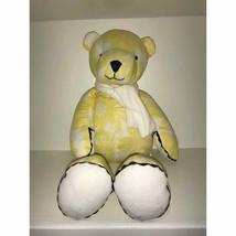 Pottery Barn Kids 18&quot; Yellow Stuffed Animal Bear - £14.65 GBP