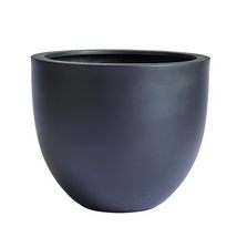 DTY Signature Mount Belford 1-Piece Fiberstone Planter for Indoor/Outdoor, Black - £49.53 GBP