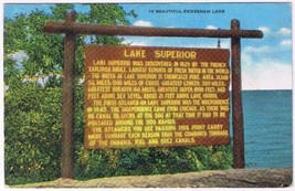 Postcard Lake Superior In Beautiful Keweehaw Land Ontario - £1.71 GBP
