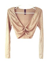 May Pink Golden women&#39;s crop top long sleeve M - £39.11 GBP