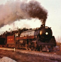 Canadian Pacific Railway Train Royal Hudson No2839 Chrome Postcard - £7.07 GBP