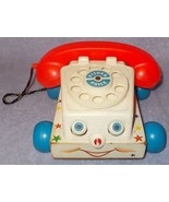 Fisher Price Pull Toy 1961 Talk Back Telephone no 747  - $12.95