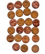 Canadian Copper coin  Elizabeth Pennies Lot of 23 Pennies assorted dated - $4.98