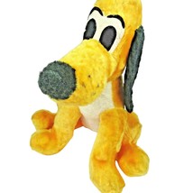 PLUTO Dog Plush 15 in Tall Sitting Toy Walt Disney Productions FL 1970 Vintage - £15.69 GBP