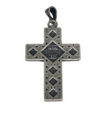 RARE  Cross Pendant • Men Pendant • Women Pendant • Silver Pendant  Silv... - $48.51