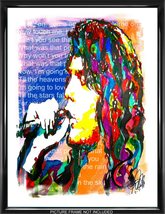Jim Morrison The Doors Singer Blues Rock Music Poster Print Wall Art 18x24 - £21.33 GBP