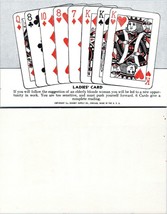 Card Reading Ladies&#39; Card Suggestion of Elderly Blonde Woman Vintage Postcard - £7.51 GBP