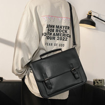 Messenger Bag Vintage PU Leather Satchel Crossbody Shoulder Handbag Bookbag - £47.95 GBP