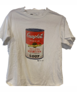 Uniqlo Kids Andy Warhol Campbell&#39;s Soup Tee Shirt White Size 13 - $19.53 CAD