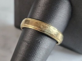 Mens Vintage Estate 14k Yellow Gold Artcarved Wedding Band Ring 6.7g #E7282 - £631.08 GBP