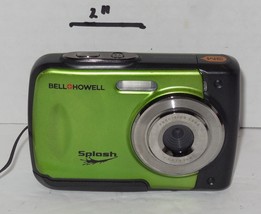 Bell &amp; Howell Splash WP10 3M Waterproof 12MP Digital Camera Green Tested Works - £56.90 GBP