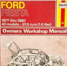 Ford Fiesta Haynes Owner Workshop Repair Manual 1977-1980 Vintage PB BKBX10 - £38.67 GBP