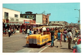 Wildwood Boardwalk Sightseer Tram Ride New Jersey NJ Freeman UNP Postcard c1970s - £7.93 GBP