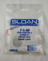 SLOAN F-5-AW Spud Coupling &amp; Flange Kit For 3/4&quot; SPUD Urinal 1 Piece 030... - $223.30 MXN